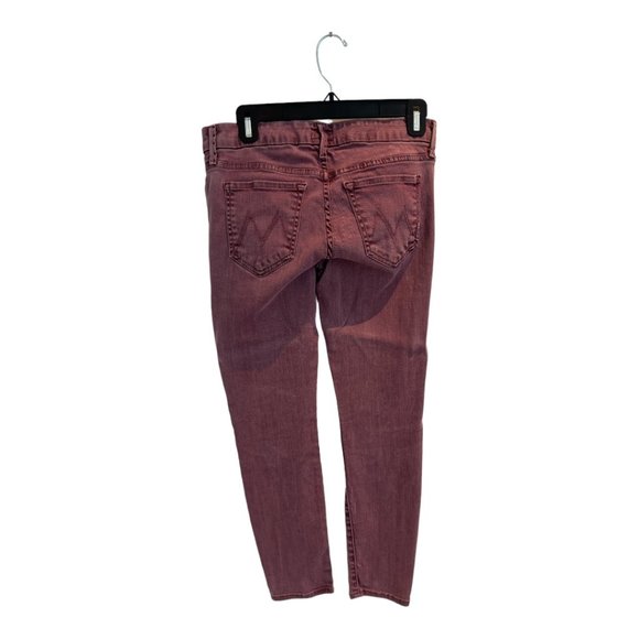 Mother Cropped Mauve Jeans Size 28 - Picture 1 of 3